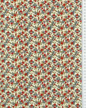 Popeline de coton betty Rouge - Tissushop